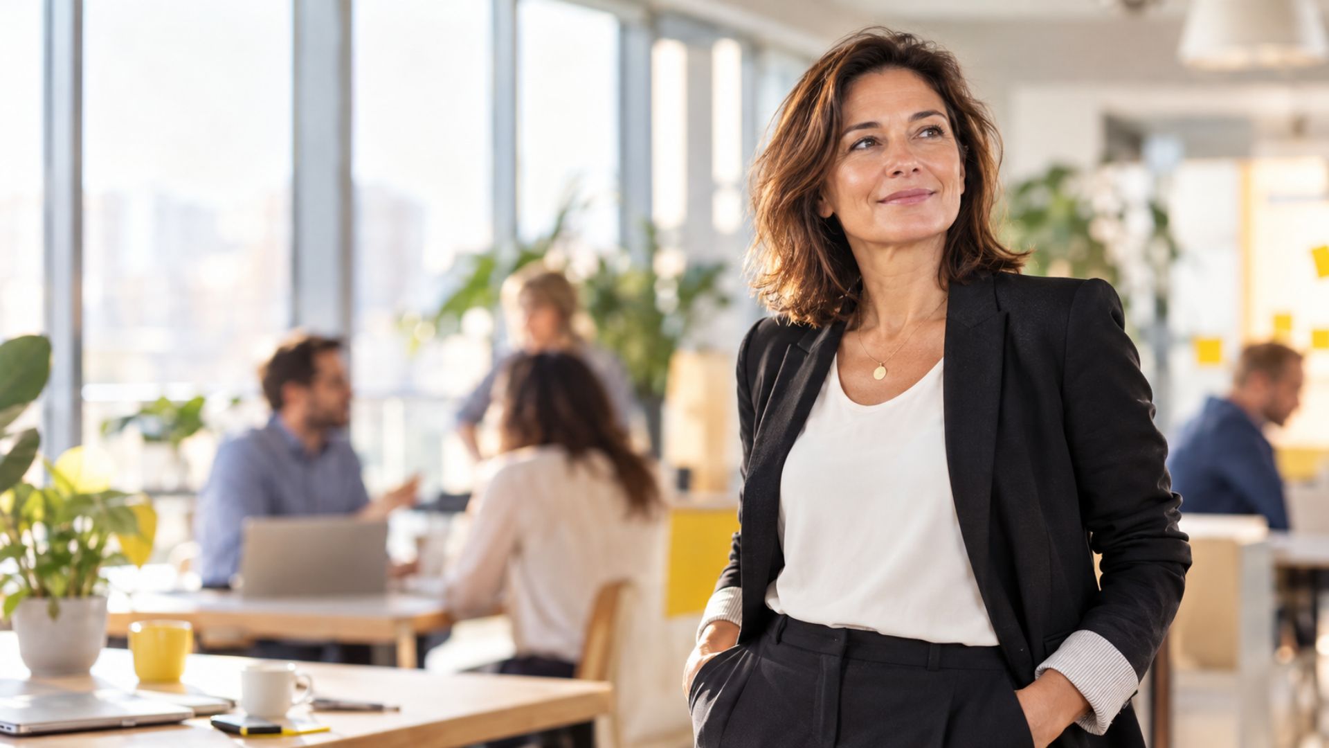 Professionnelle confiante dans un bureau, accompagnée dans sa démarche de VAE